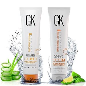 Frizz-fighting products at the drugstore.