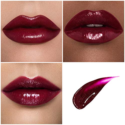 Short Clinique Black Honey Swatch: Deep berry tinted lip balm. - Image 4