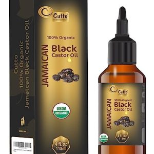 Kuza Naturals Black Castor Oil for Hair Growth and Deep Moisture