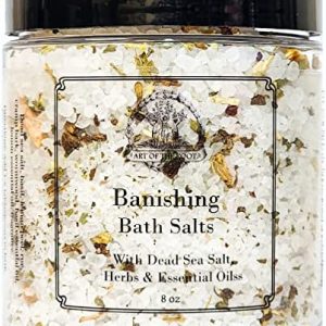8 oz Soothing Lavender Relaxing Bath Salt for Aromatherapy Soaks Natural Ingredients