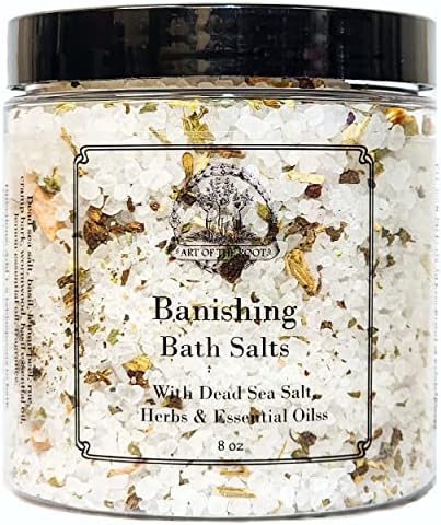 8 oz Soothing Lavender Relaxing Bath Salt for Aromatherapy Soaks Natural Ingredients