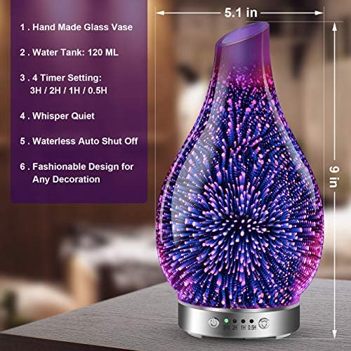 Ultrasonic Essential Oil Diffuser for Home, 300ml Capacity, Quiet Operation - Image 3