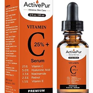 Aliver Vitamin C Anti Aging Face Serum Brightening and Firming 1 Fl Oz