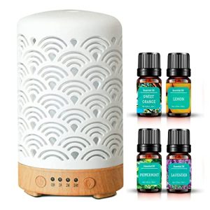 Obsidian 100ml Ultrasonic Essential Oil Diffuser for Aromatherapy and Relaxation