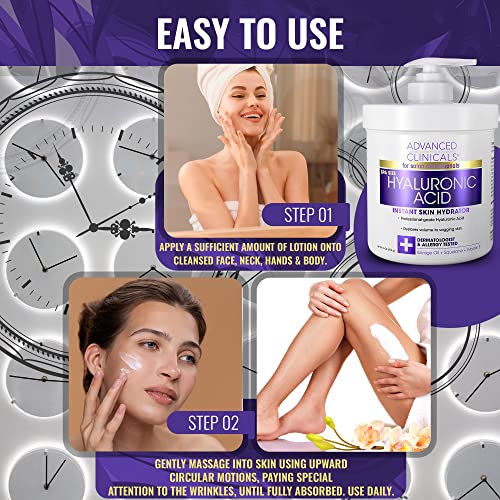 Hyaluronic Acid Rich Hydrating Body Cream 16oz - Image 8