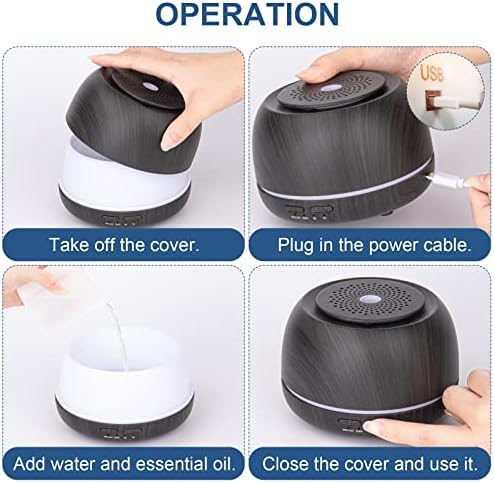 500ml Aroma Oil Diffuser Humidifier for Home Office New Condition - Image 4
