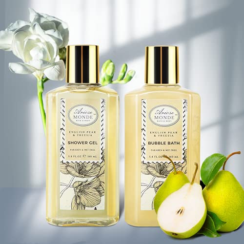 Freesia scented body wash for a refreshing shower experience. - Image 3