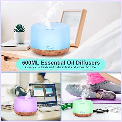 Aimason 500ml Essential Oil Diffuser for Aromatherapy and Relaxation - Image 4