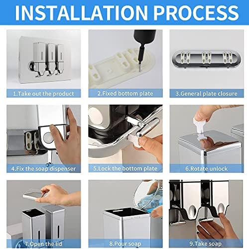 Steel Shower Gel Dispenser - Image 6