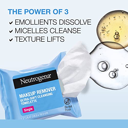 Clinique 30 Count Easy Makeup Removal Facial Wipes Gentle Formula - Image 3