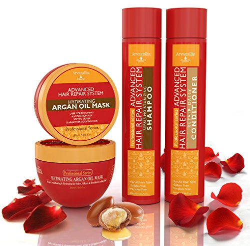 Nourishing Argan Oil Hair Repair Conditioner for Damaged Hair, 12 oz Bottle - Image 2