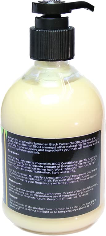 Benjamins Jamaican Black Castor Oil for Hair Growth 8oz Bottle - Image 2