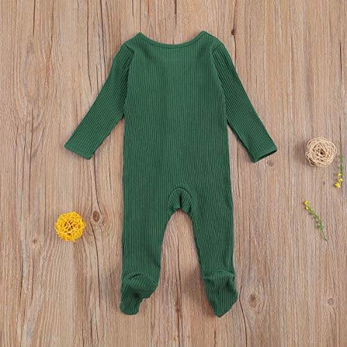 Soft Cream Baby Footie Pajamas for Ultimate Comfort and Style - Image 7