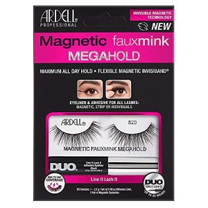 Ardell Magnetic Liner and Lashes Kit, Easy Application False Eyelashes
