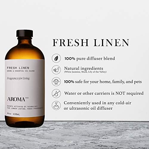 Fresh Linen Scented Oil Diffuser - Image 2