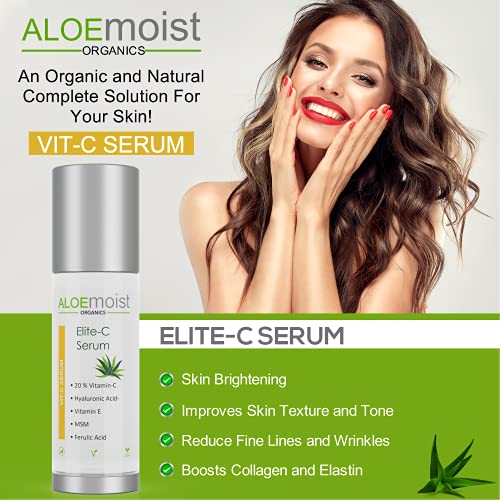 Nature Lab Aloe Vitamin C Anti Aging Serum 1 oz for Radiant Skin - Image 3