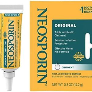 Antibiotic lip cream for healing and protection.