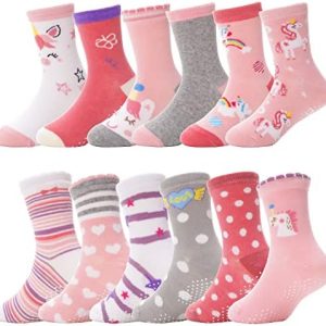 Soft Cream Infant Baby Socks, Cozy Cotton, Size 0-12 Months