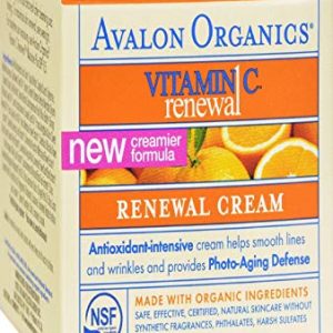 Avalon Organics Anti Wrinkle Cream Youthful Skin Solution 2 oz