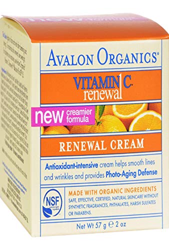 Avalon Organics Anti Wrinkle Cream Youthful Skin Solution 2 oz