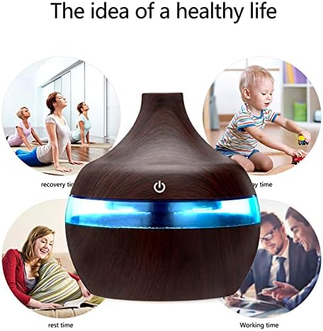 300ml LED Essential Oil Diffuser with Adjustable Mist Control - Image 2