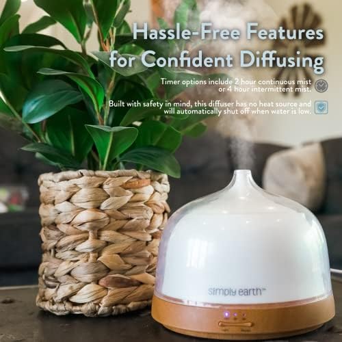 300ml Wood Grain Aromatherapy Humidifier Diffuser for Home and Office - Image 3