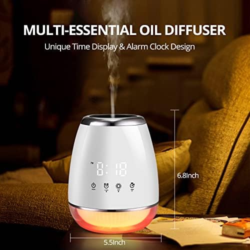 Essential Oil Diffuser with Alarm Clock - Image 5