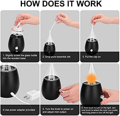 Ultrasonic Aroma Diffuser and Humidifier 300ml Capacity - Image 4