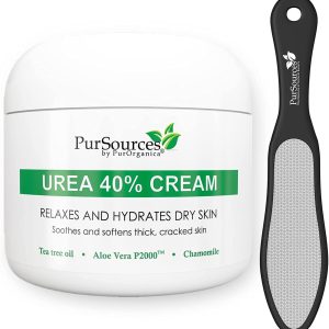 Intensive Hydration Natural 10% Urea Foot Cream for Dry, Cracked Skin