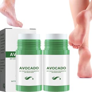 Cream with avocado for soft, moisturized feet.