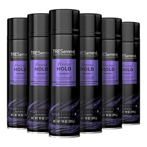 Frizz-fighting spray for humidity control.