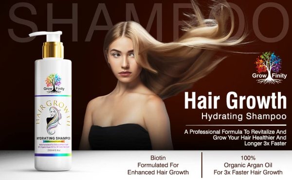 Argan oil shampoo with biotin for hair health. - Image 2