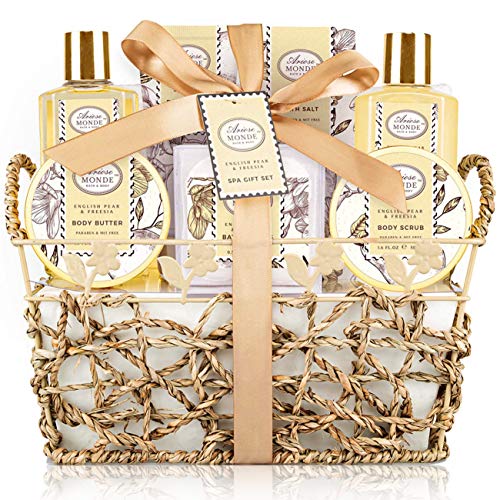 Freesia scented body wash for a refreshing shower experience.