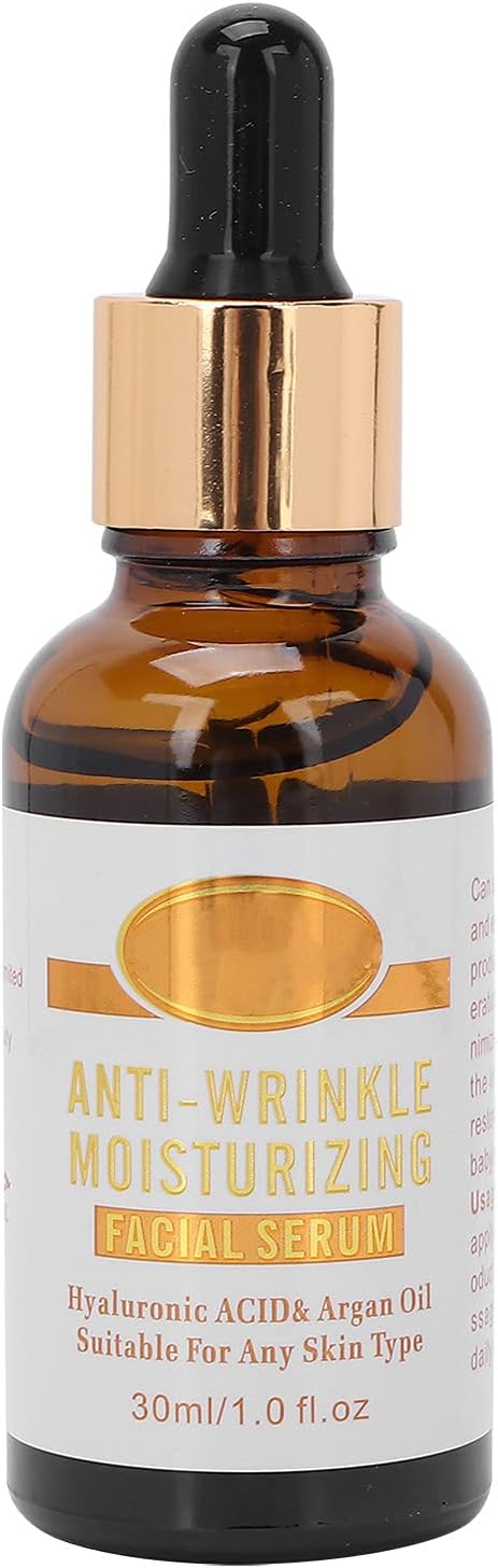 Wrinkle-fighting facial serum with moisturizing benefits.