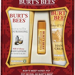 Moisturizing hand cream with bee-derived ingredients.