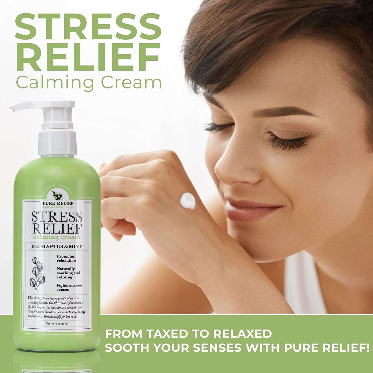Aveeno Stress Relief Lotion ? Paraben Free - Image 2