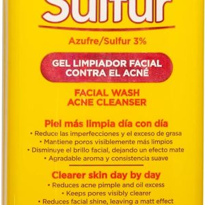 Asepxia Sulfur Shower Gel 16 fl oz for Clear Skin with Sulfur Formula
