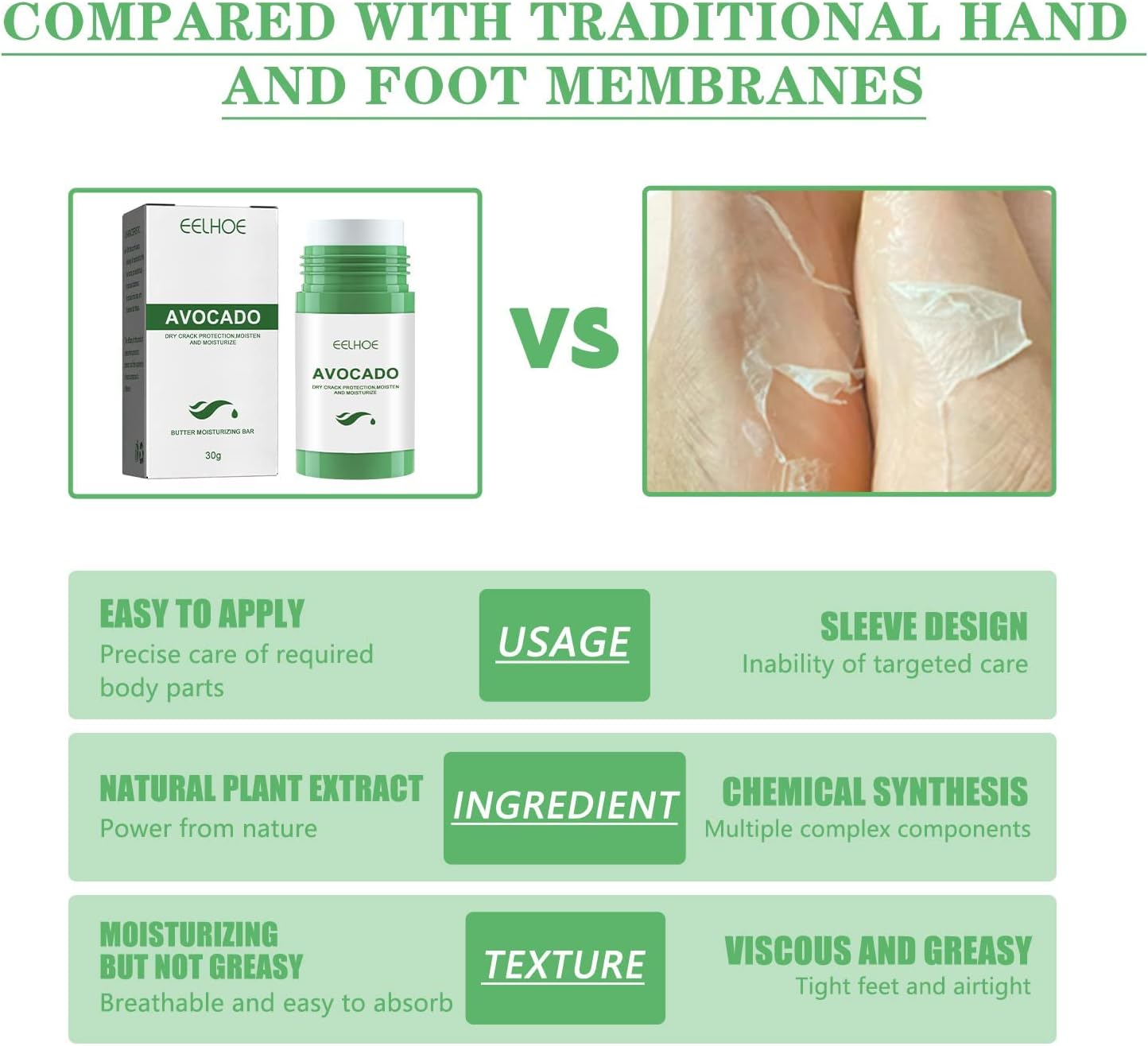 Cream with avocado for soft, moisturized feet. - Image 7