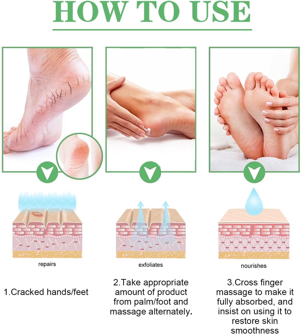Cream with avocado for soft, moisturized feet. - Image 5