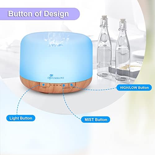 Aimason 500ml Essential Oil Diffuser for Aromatherapy and Relaxation - Image 6
