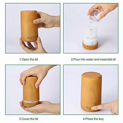 Amir Aroma Diffuser Kit with Essential Oils for Home and Office Large Capacity - Image 3