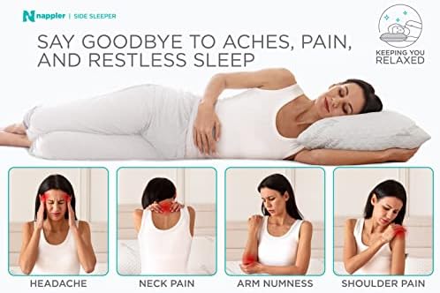 Arden Side Sleeper Pillow for Comfortable Support - Ideal for Side Sleepers - Image 3