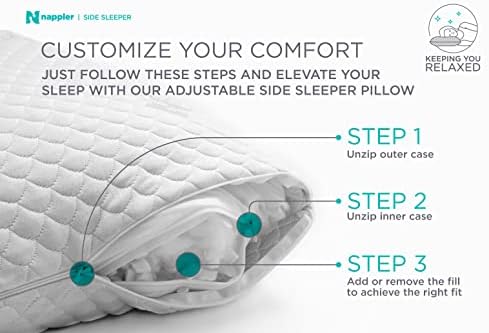 Arden Side Sleeper Pillow for Comfortable Support - Ideal for Side Sleepers - Image 4