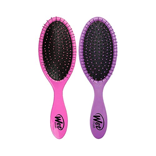 Argan Oil Infused Detangling Brush for Wet Hair, Gentle Glide Comb