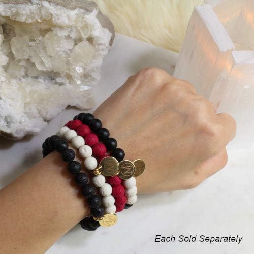 Aromatherapy Gemstone Bracelet for Relaxation and Wellness, 10mm Stone Size - Image 8