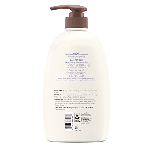 Aveeno 24 Hour Hydrating Body Cream - Rich Moisturizing and Nourishing Formula - Image 9