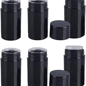Bulk Black Lip Balm Jars 100 Count Empty Containers