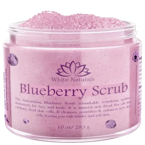Blueberry Body Scrub for Smooth, Glowing Skin 8 oz