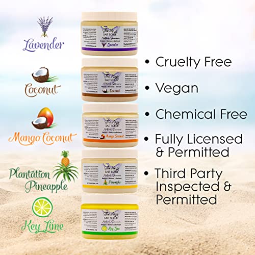 16 oz Relaxation & Exfoliation Body Scrub and Bath Salt Combo Set - Image 7