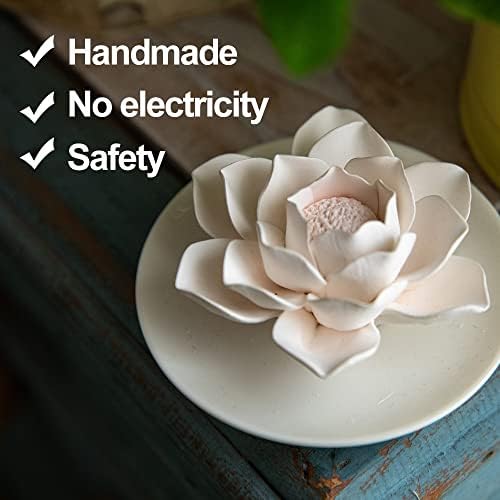 Clay essential oil diffuser: air dry and handmade - Image 2
